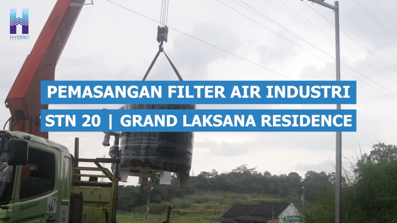 Instalasi Filter Air HYDRO STN20 untuk Kebutuhan 100 Rumah di Karawang Jawa Barat