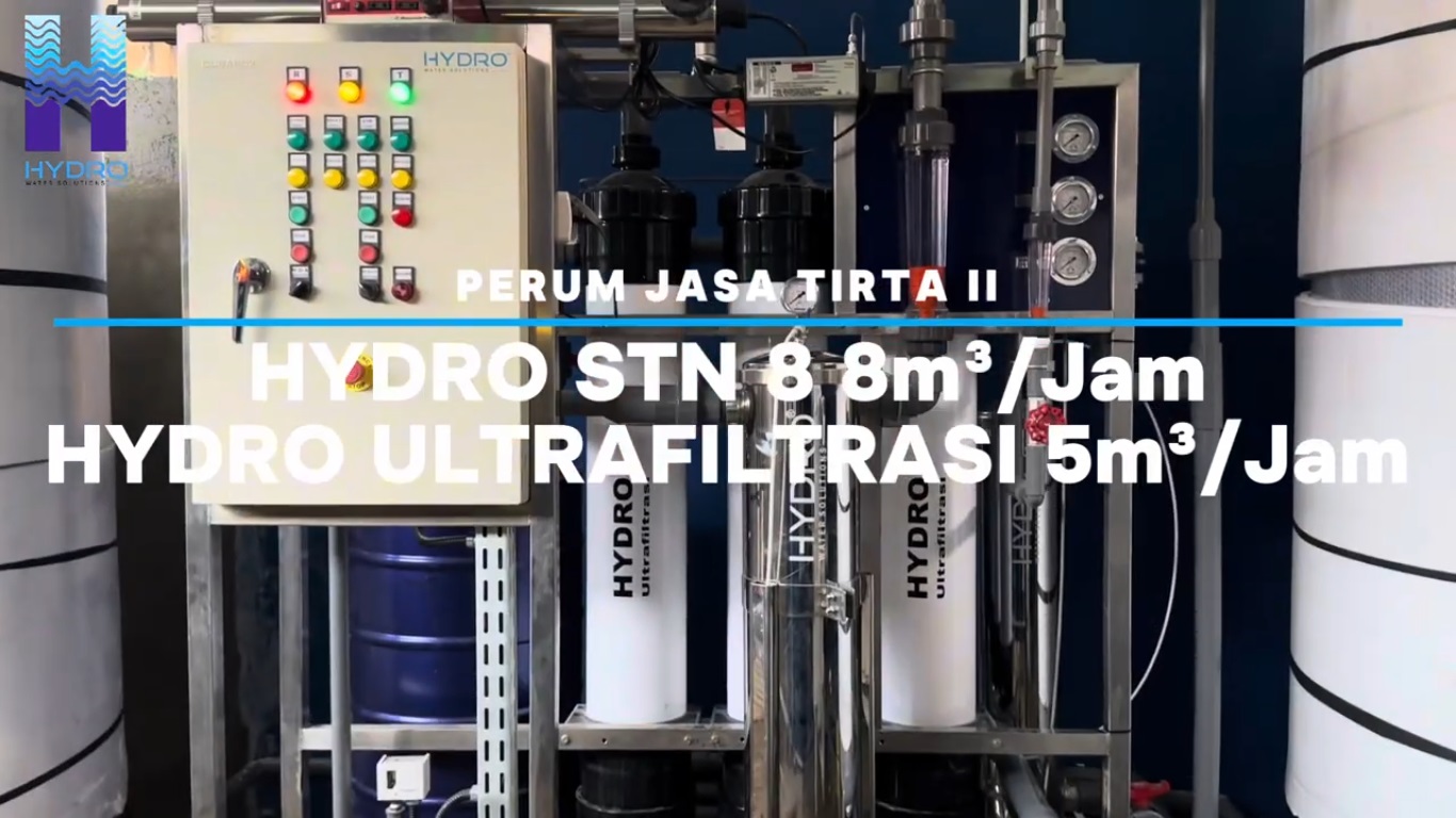 Instalasi Filter Air HYDRO STN 8 & Ultrafiltrasi di Perum Jasa Tirta II Purwakarta