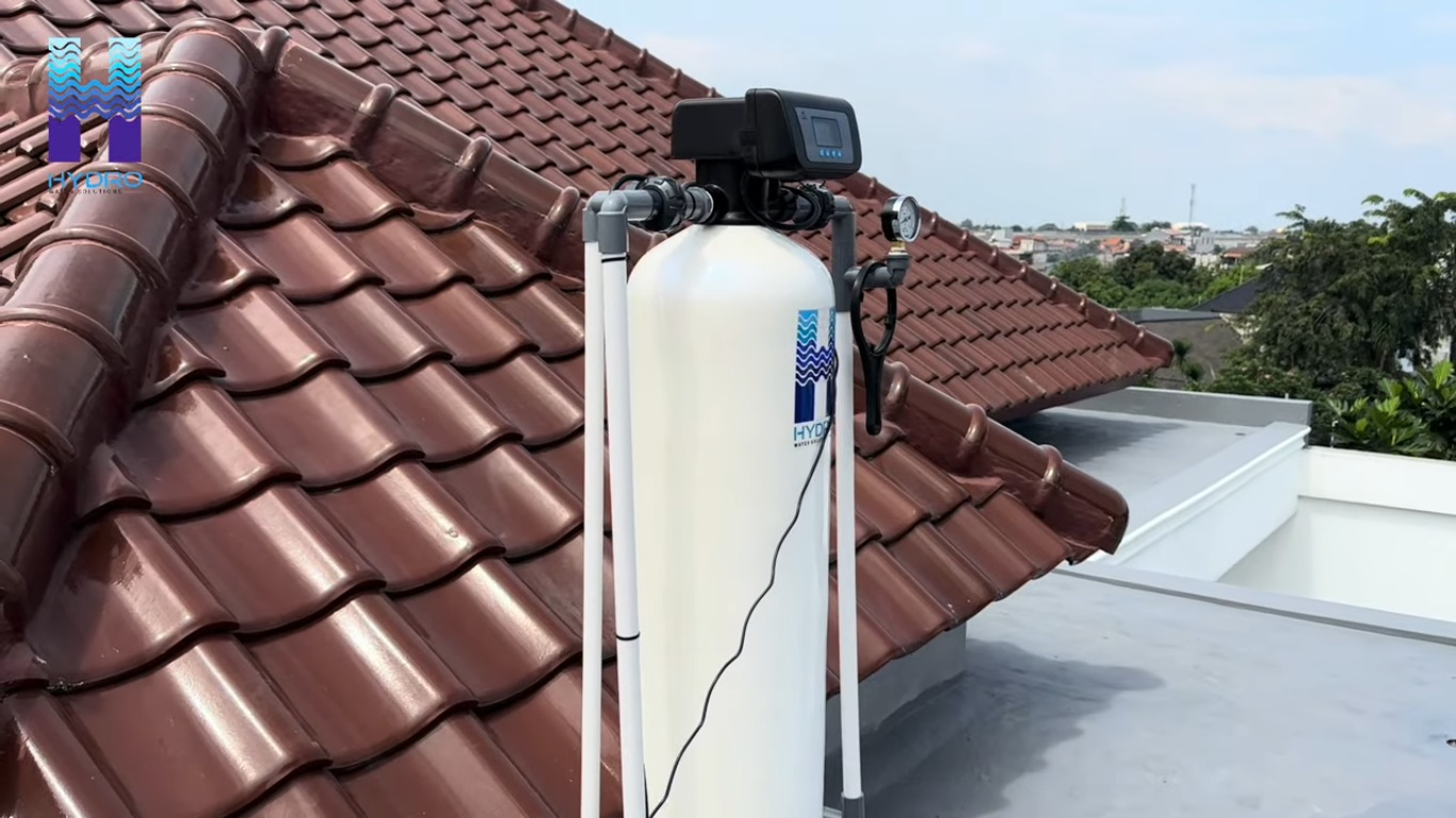 Filter Air Kuning & Bau Besi dengan HYDRO Fiber 4000 Automatic di Cipinang Melayu Jakarta Timur